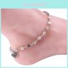 Premium Quality Women Bead Chain Anklet Heart And Flower Bracelet For Beach Fashion