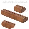 8pcs Desk Supply Wooden Table Number Stands Wooden Business Card Holders  For Exhibition