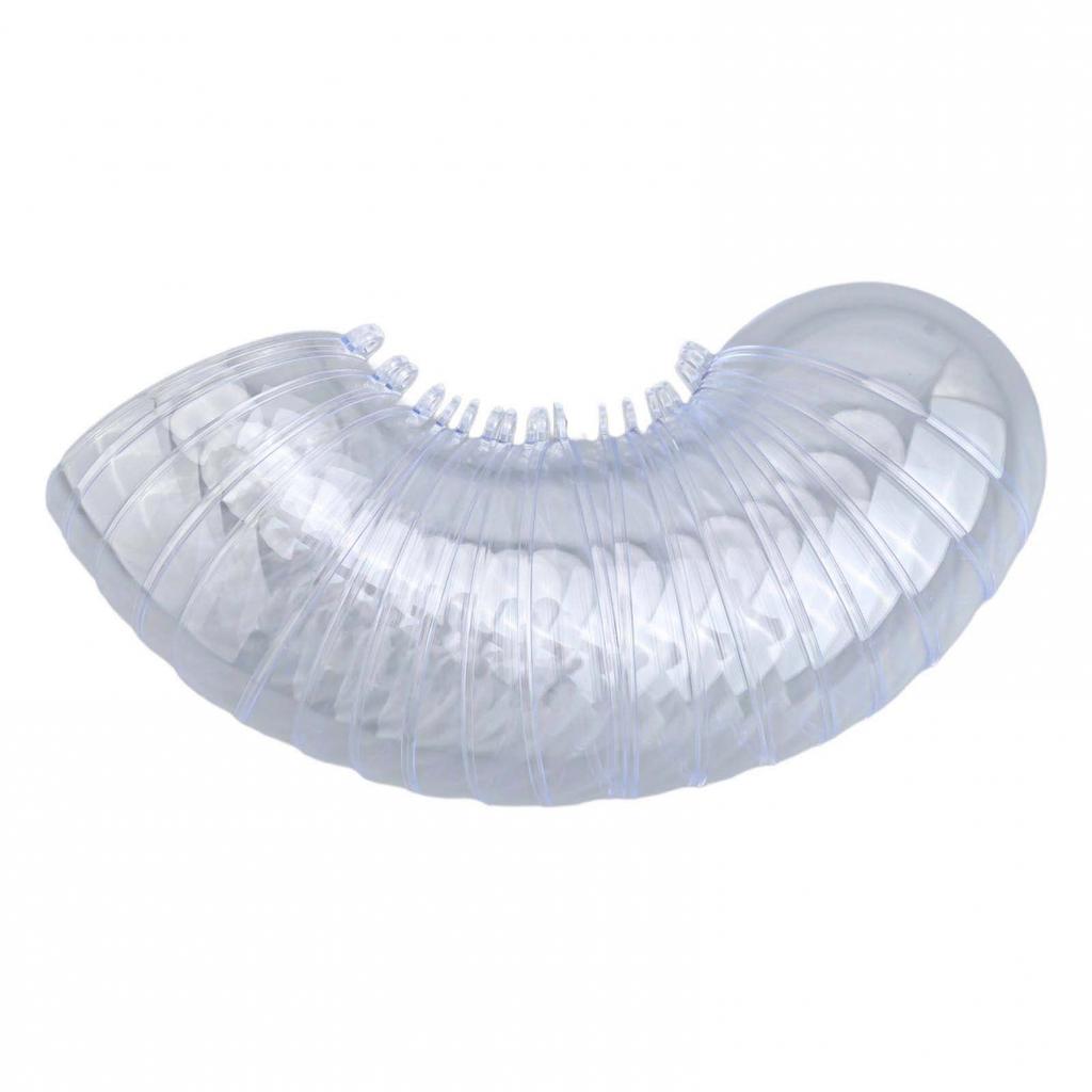 Fine Quality Clear Plastic Baubles for DIY Christmas Projects and Gifts