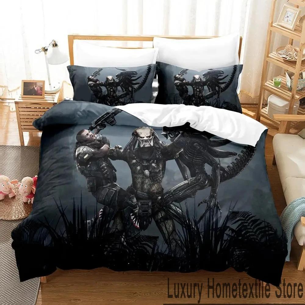 3D Druck Film The Predator Bettwäsche Set Jungen Mädchen Twin Queen King Size Bettbezug Kissenbezug Bett Jungen Erwachsene Heimtextil