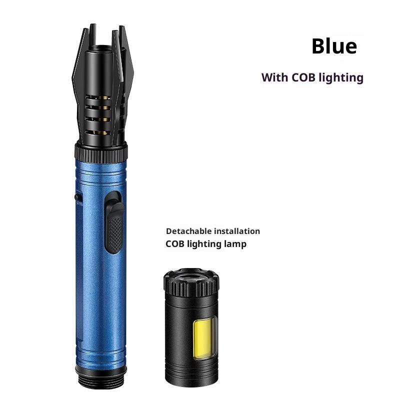 BBQ Barbecue Candle Lengthening Powerful Metal Gas Lighter Windproof Turbo Kitchen Torch Cigar Smoking Accessories Flashlight