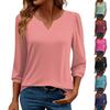 Damen 3/4-Ärmel Shirts Grafik-T-Shirts Shirts Lässige Basic-Tops Pullover