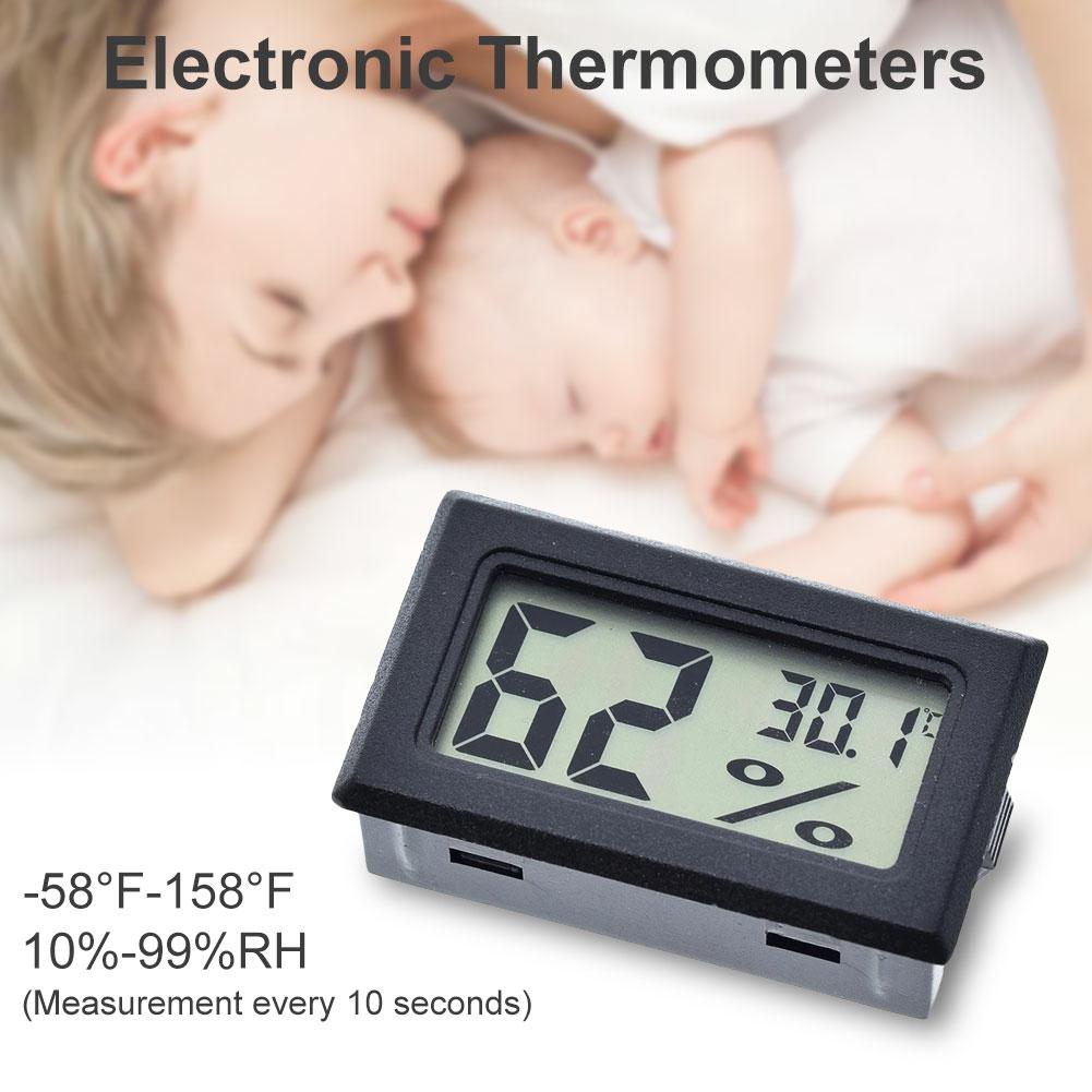 FY-11 Digital Hygrometer Thermometer LCD Display Electronic Temperature Sensor Humidity Meter Fahrenheit for Greenhouse Car Home