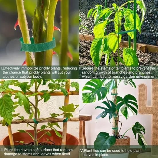 100 Stück Verstellbare Pflanzenbinder Weihnachts-Kranz Aufhängeschlaufen Nylon Gartenkabelbinder Weihnachtsbaum Geländerbinder Treppe Tür Geländer Dekoration