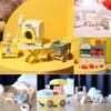Mini Dollhouse Miniature Bed 1/12 Chairs Model Toys New Accessories Dollhouse Decoration