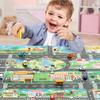 Kids City Road Map Car Play Mat Educational Vehicle Play Rug for Bedroom Playroom Carpet Toy for Children