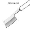 DIY Steel Wood Mini Pocket Knife Car Keychain Fishing Accessory and Bottle Opener
