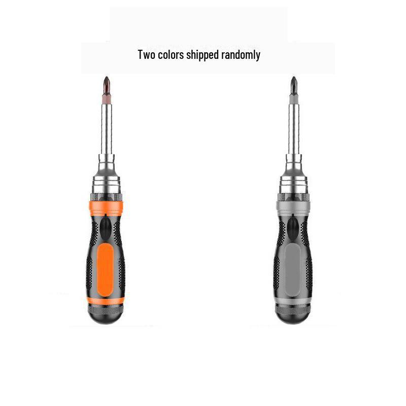 Ratchet Magnetic Dual-Purpose Telescopic Screwdriver Set with Interchangeable Heads