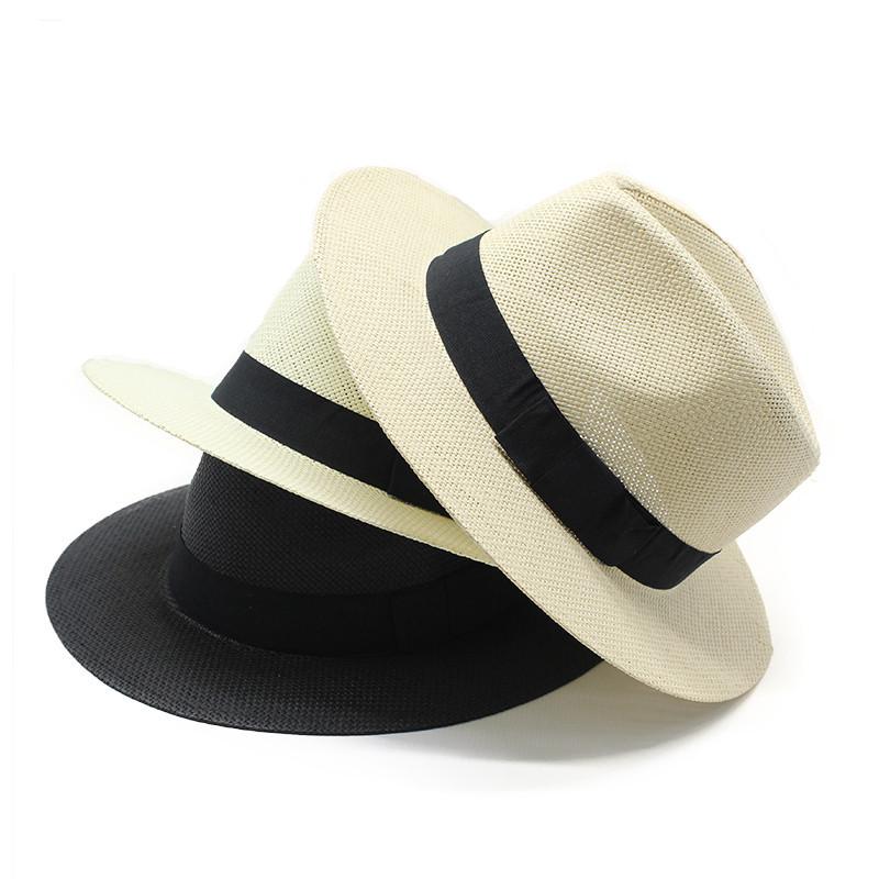 Men And Women Straw Hat Top Hat Jazz Hat Sun Hat Outdoor Sun Protection Shade Beach Hat Jz-025