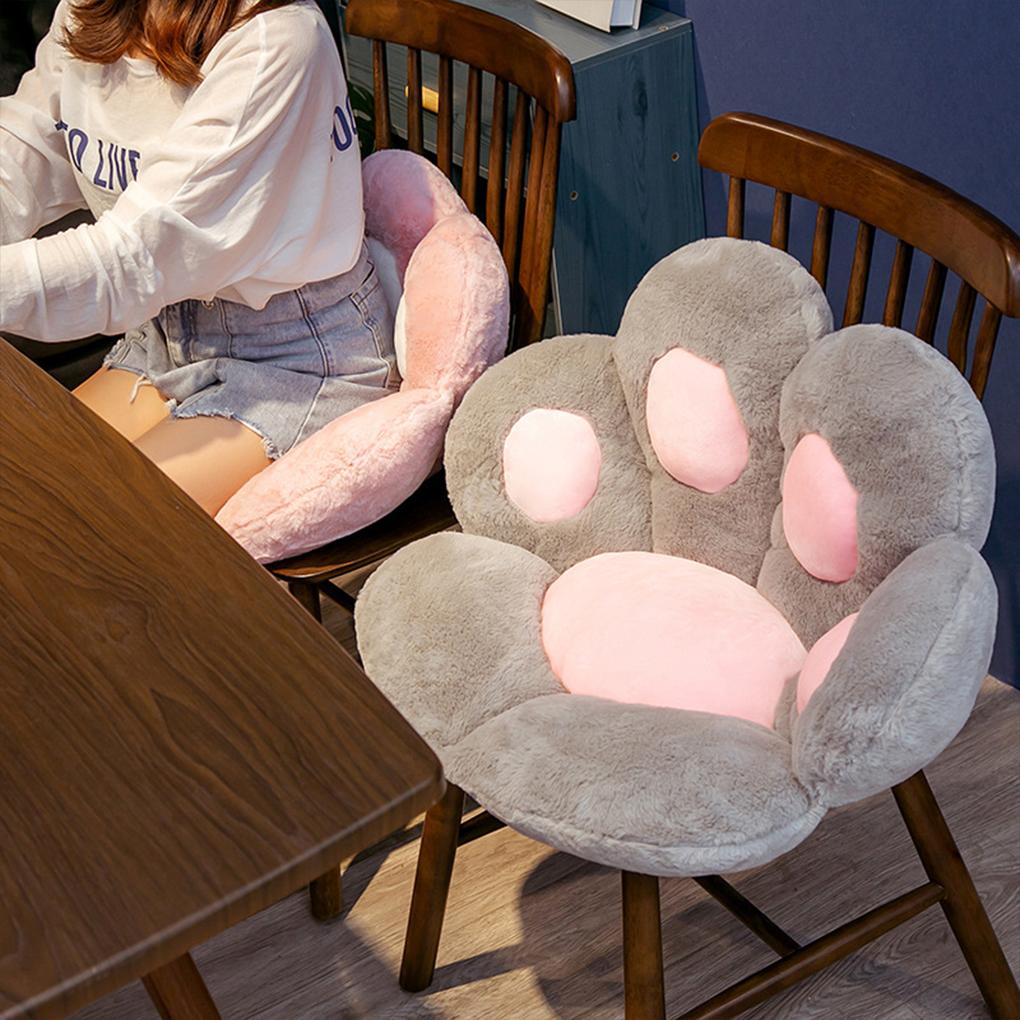 Office Lazy Warm Seat Cushion User-Friendly With Cat Paw Shape For Maximum Comfort And Relaxation