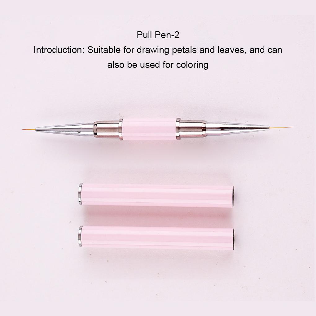 5pieces Professional Grade Nail Art Brushes Set - Precision Tools For Easy And Precise Nail Art Gel Nail Polish