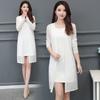 Summer Mesh Sun Protection Clothing for Women Lace Mid-length  Thin Stylish Long Sleeved Shawl