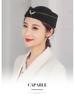 Flight Attendant Beret: Dance & Performance Hat for Hotel & Marching Band Uniform.
