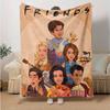 1pc s TV Show Characters Throw Blanket, Perfect for Couch, Bed .B037