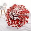 1pc Dragon Pattern Automatic Open/Close Umbrella, Umbrella with Cartoon Design, Portable Compact Umbrella for Men & Women, Good Holiday Gift