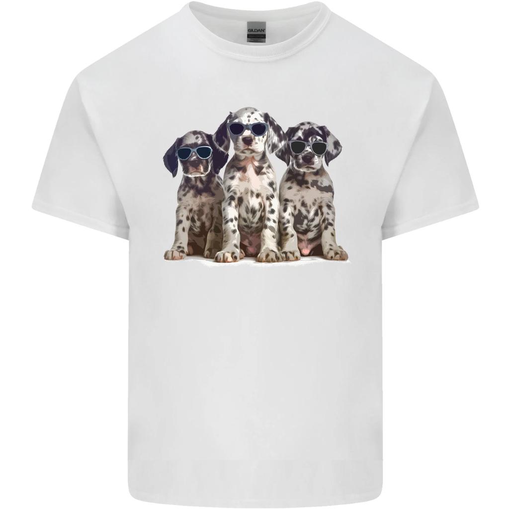 3 Cool Dalmatian Puppies Dogs Kids T-Shirt Childrens