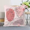 Home And Decoration Line Drawing Pillows For Sofa Velvet Cushion Cover 30X50 Rectangular Decorative Pillowcases For Bed 2 Pieces
