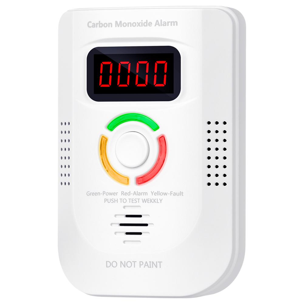 

Plug-in Carbon Monoxide CO Detector Sound Light Warning CO Leak Detector Gas Leak Sensor Alarm for Home/Workplace/Travel