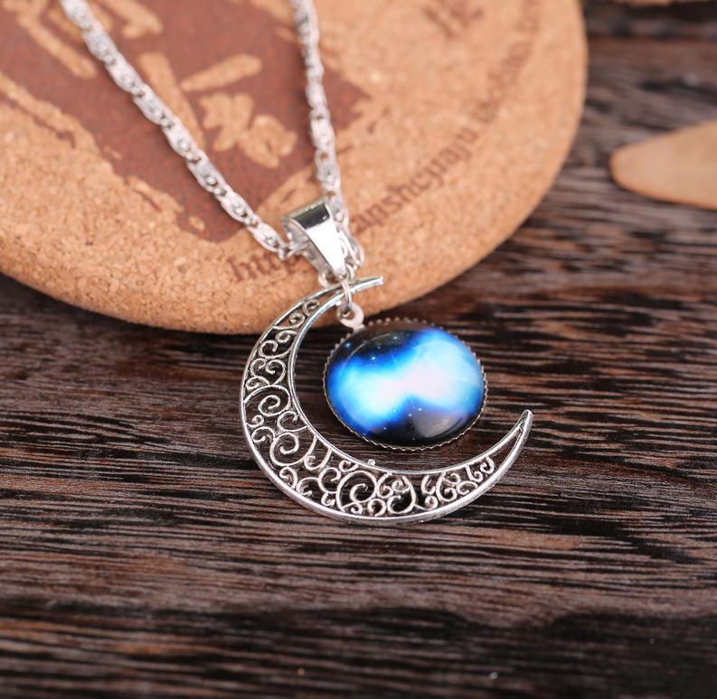Direct Necklace Star Moon Necklace Time Gem Star Necklace X002