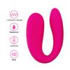 Portable Mini U Shape G-spot Anal Double-head Dildo Vibrator Sex Toy for Women Couple Clitoris Stimulator Vagina Pussy Massager