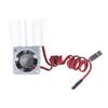DC 5V RC Heat Sink High Velocity Fan Motor Radiator Fan Set for Traxxas Slash 4*4 VXL 110 RC Car