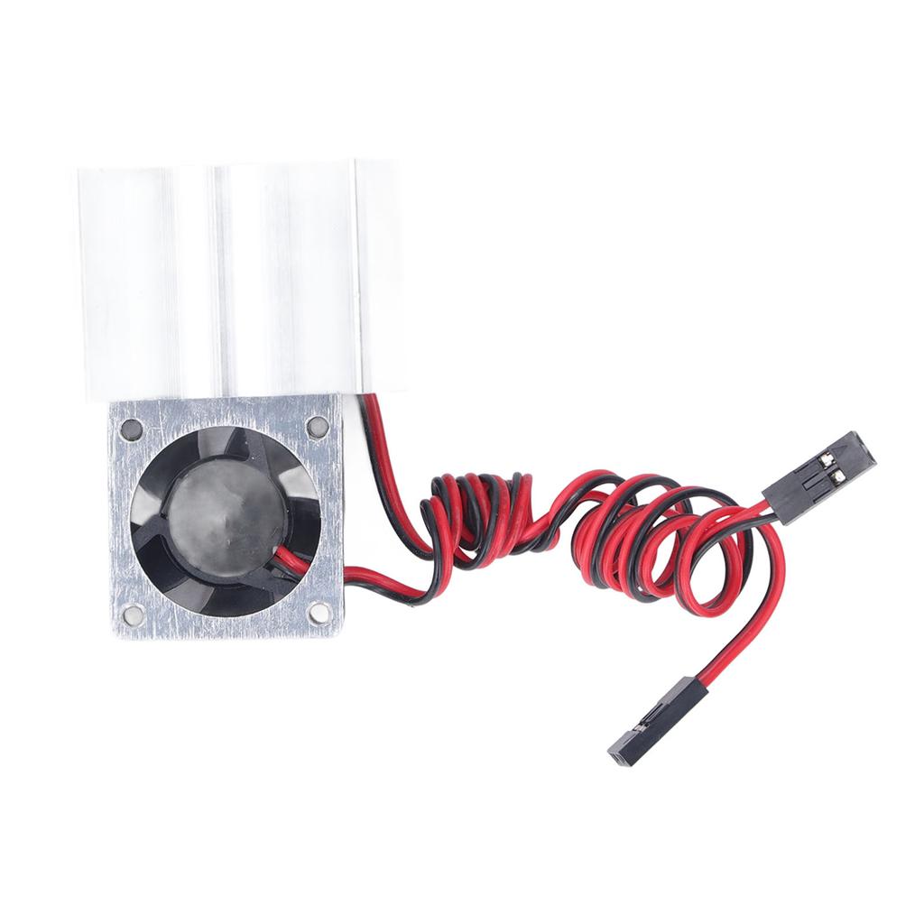 DC 5V RC Heat Sink High Velocity Fan Motor Radiator Fan Set for Traxxas Slash 4*4 VXL 110 RC Car