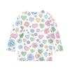 Children's Printed Round Neck Seven Quarter Sleeve Casual T-shirt