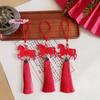 S-1Pc 2026 Year Of The Horse Zodiac Pendant Wall Hanging Ornament New Year Lucky Decoration For Home Festival Gift