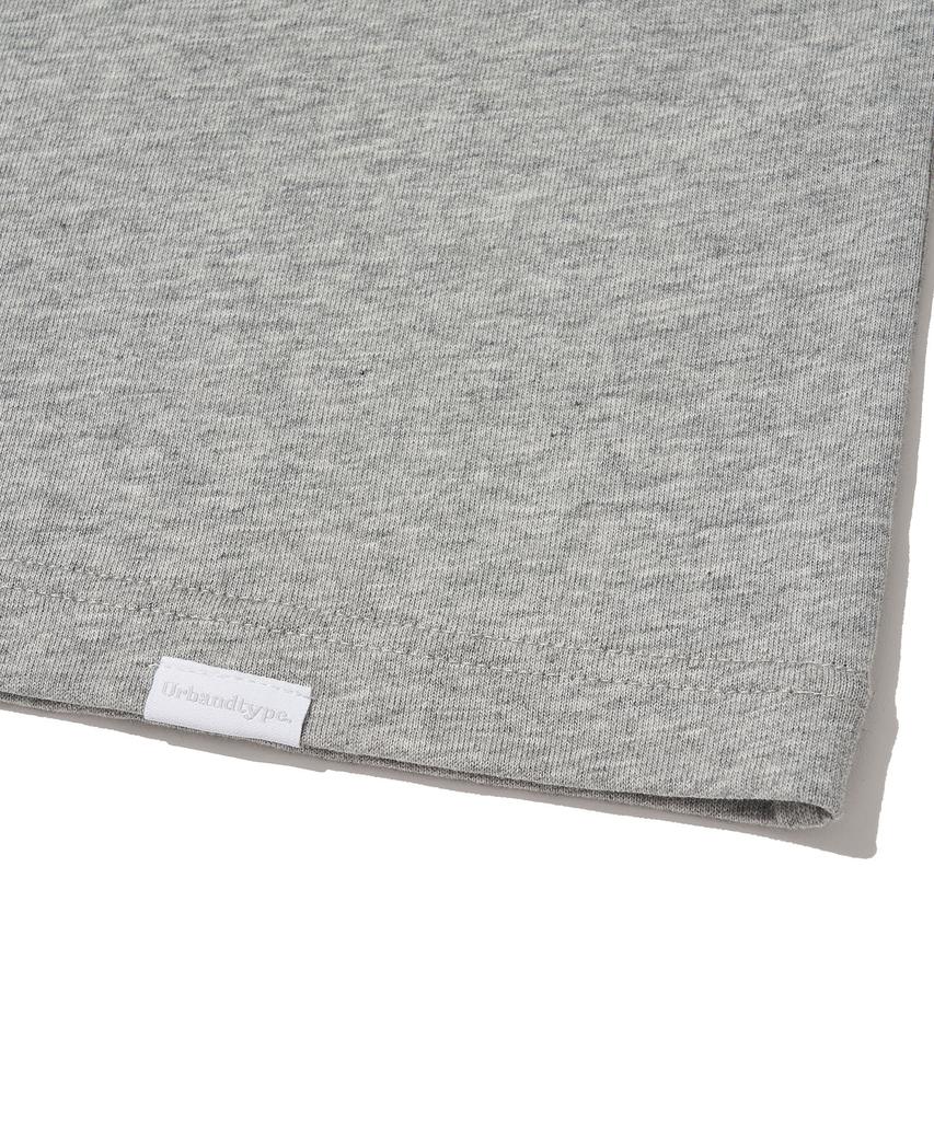 URBANDTYPE Riverside City T-Shirt_Melange Gray