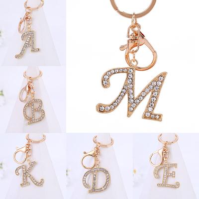 1 adet moda anahtarlık Handmde hediye taklidi çanta kolye AZ alfabe anahtar aksesuarları