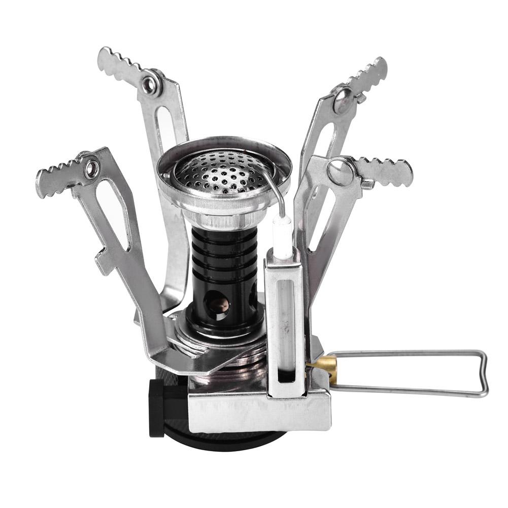 Portable   Lightweight Gas Stove   for Outdoor Camping Picnic Hiking(Black)