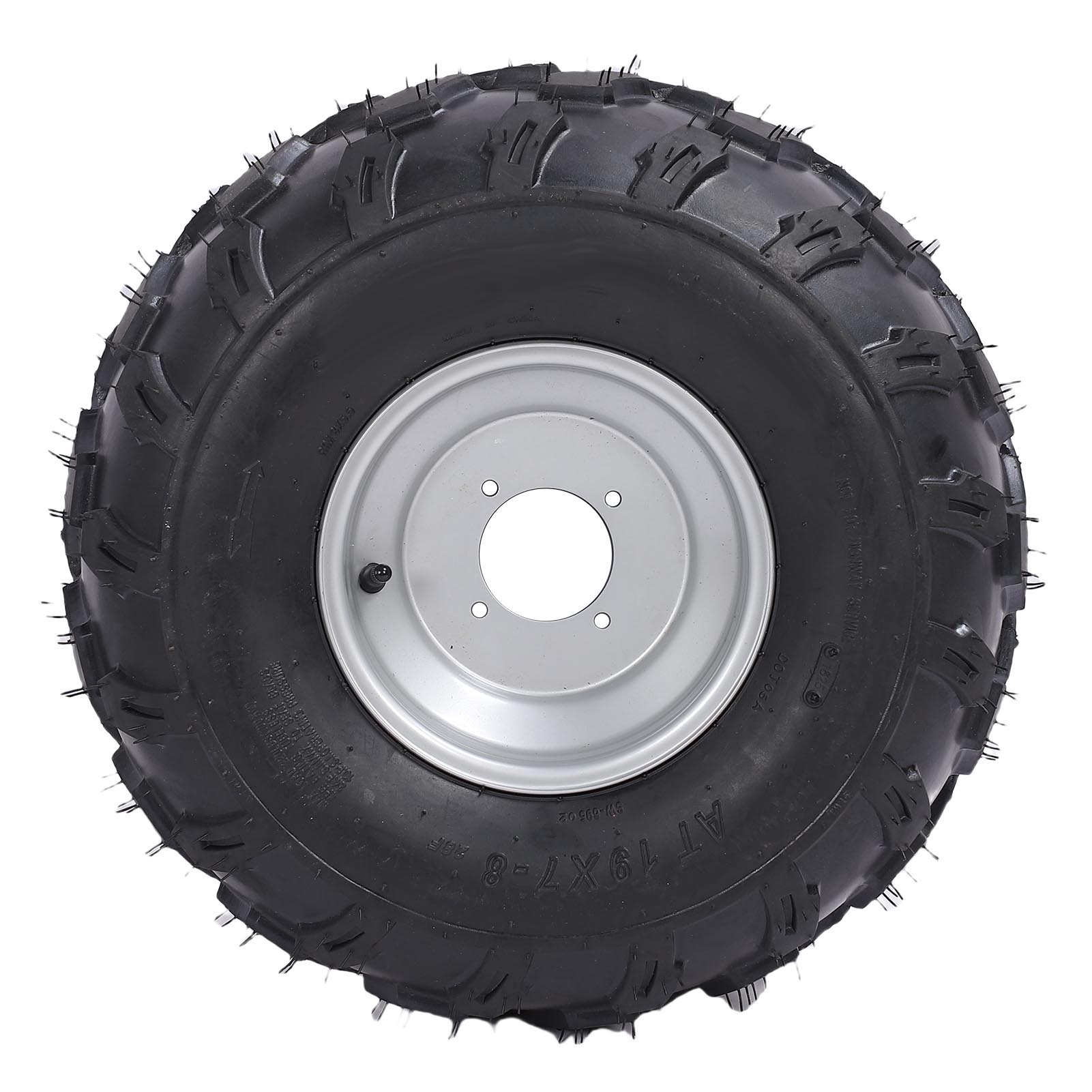 

Шина 19x78 8 дюймов Рисунок в форме лезвия Противоскользящая Взрывозащищенная Бескамерная Передняя шина со ступицей для