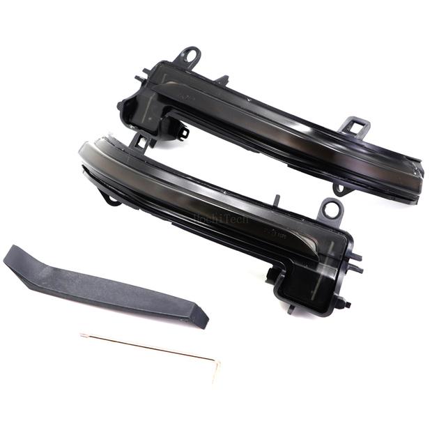 2x LED-uri Semnalizator dinamic pentru oglindă laterală pentru BMW X1 F48 F49 X2 F39 F40 F45 F46