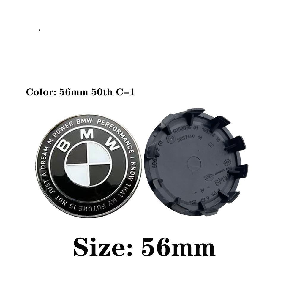 VGOP5 56mm68mm4pcs 10 Pin For mini bmw50th Anniversary Car Wheel Hub Center Cover Rim Caps Badge Emblem Logo Auto Exterior Accessories