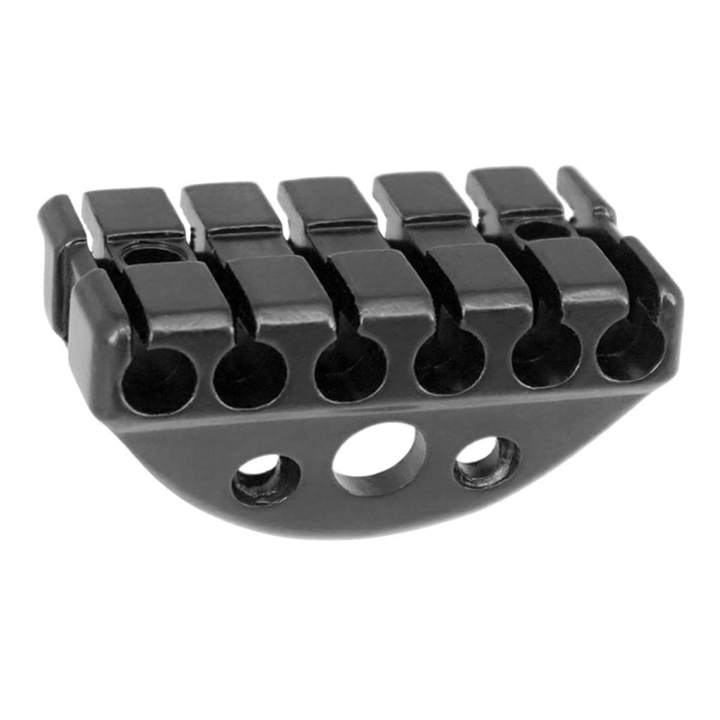 Xsdjasd 1 Set Headless Electric Guitar String Lock Nut Set Guitar Bridge Accessories
