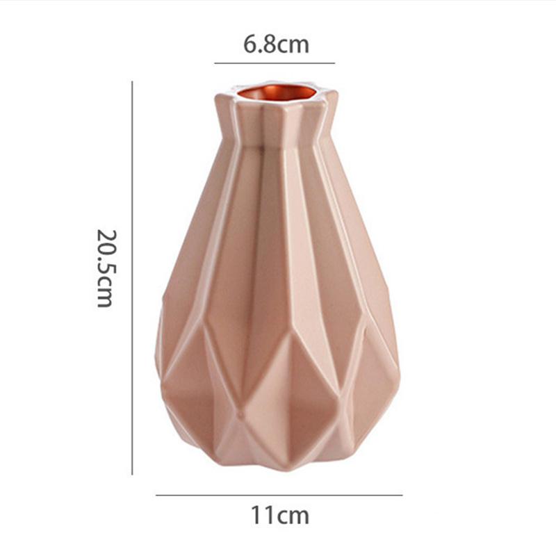 Basket White Decoration Flower Arrangement Ornament Home Vase Modern Flower Pot Living Room Pink Nordic Blue Plastic