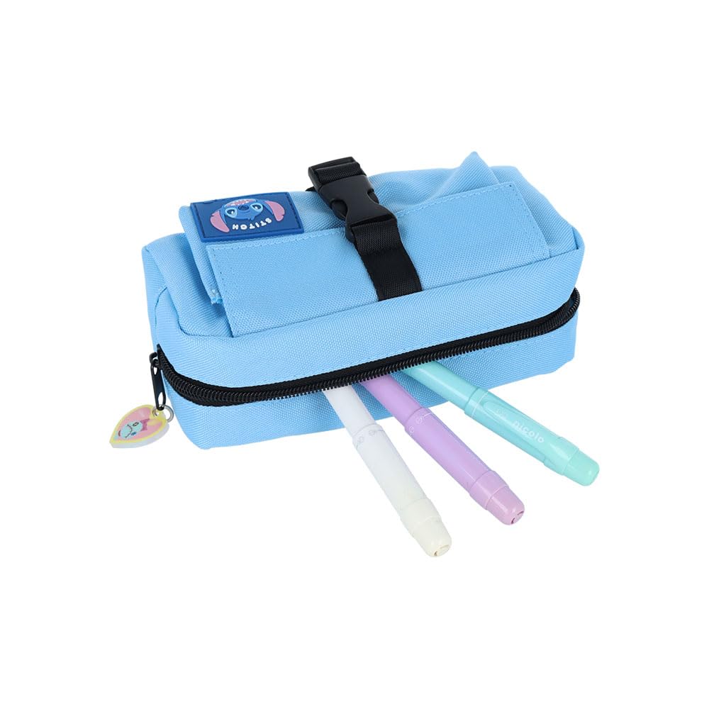 Stationery Stitch Disney Goods Pencil Large with Stitch S1429655 Sun-Star Case, Capacity, Buckle,