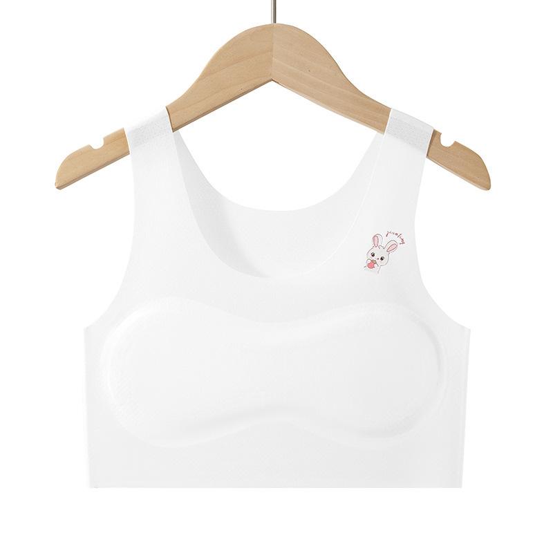 Less bra development stage two-stage vest primary school students middle and older children clouds thin breathable