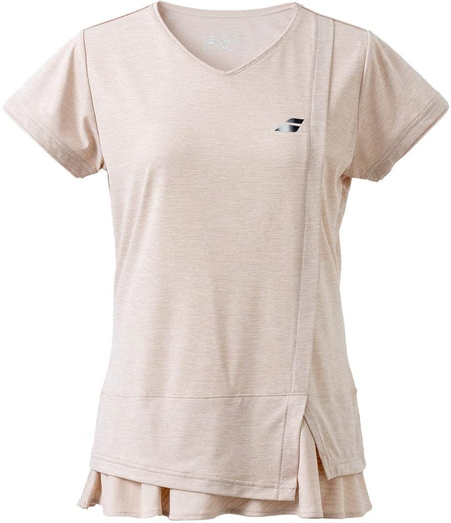Babolat VS Short Sleeve Tennis Shirt BWG3320 2023SS for Entry Women's [Eligible Bonus]