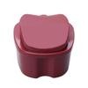 Durable Plastic Denture Case With Removable Drain Tray Multiple Color Options For Daily Oral Care Travel