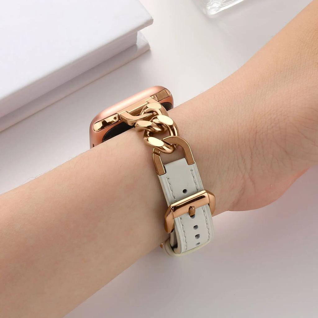 Kovový kožený řemínek pro Apple Watch řemínek 45 mm 44 mm 42 mm 41 mm 40 mm 49 mm 38 mm pro Iwatch Ultra2 9 8 7 6 5 4 SE Vyměnit náramek