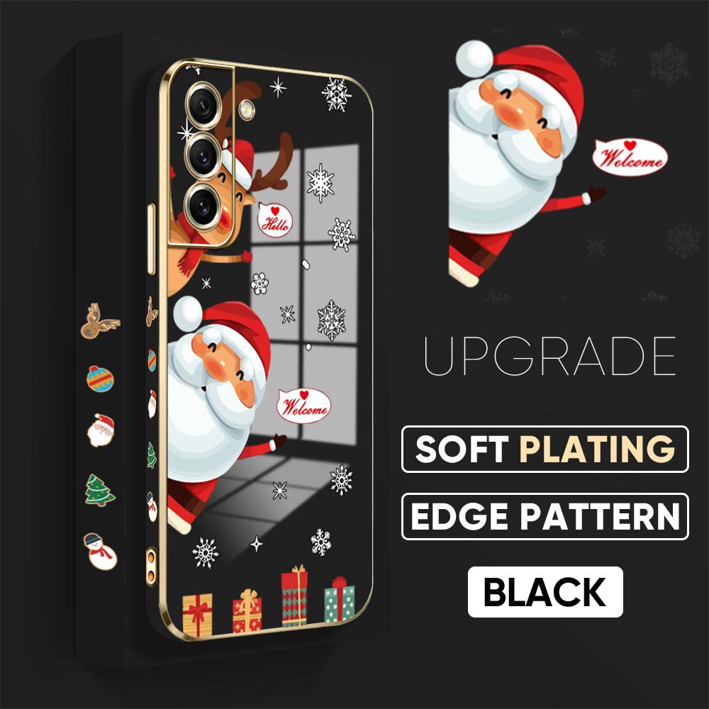 Barevné tiskové vzory Pouzdro se čtvercovým vzorem na hraně Pokovené pouzdro telefonu Luxusní pokovování měkké pouzdro na telefon pro iPhone Motorola Moto OnePlus Samsung