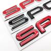 3D Metal Sport Car Rear Trunk Side Fender Emblem Badge Decals Sticker Styling Accessories