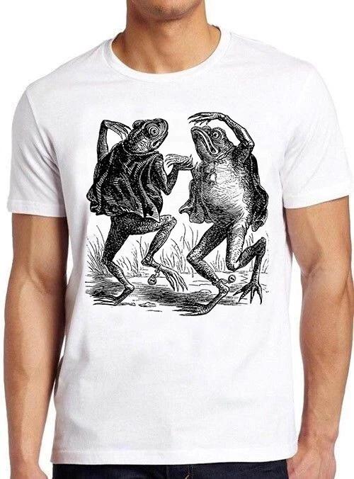Toad Demons Dancing Frog Art Painting Meme Movie Funny Gift Tee T Shirt C1140 L