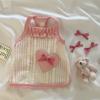 Pet Dog Clothes Cute Thin Breathable Love Teddy Pomeranian Small Dogs And Kittens Vest