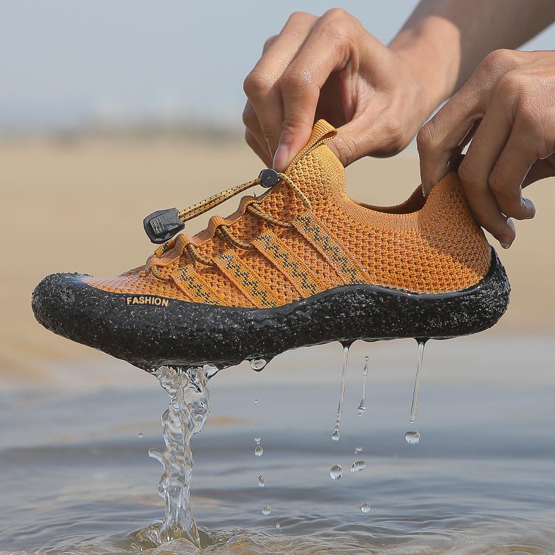 Quick Dry Beach Wading Shoes Unisex Non-slip Water Sports Shoes Lightweight Aqua Shoes for Surfing Diving Fishing