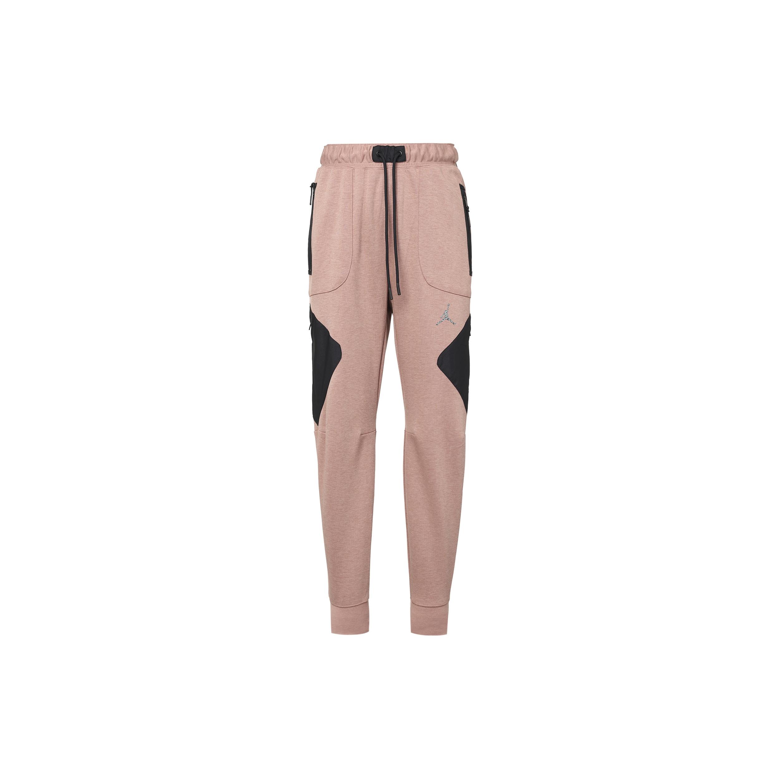 Men s Air Jordan As J Df Sprt Stmt Flc Pant Casual Breathable Sports Knit Long Pants/Trousers Pink DJ0874-668 XXXL