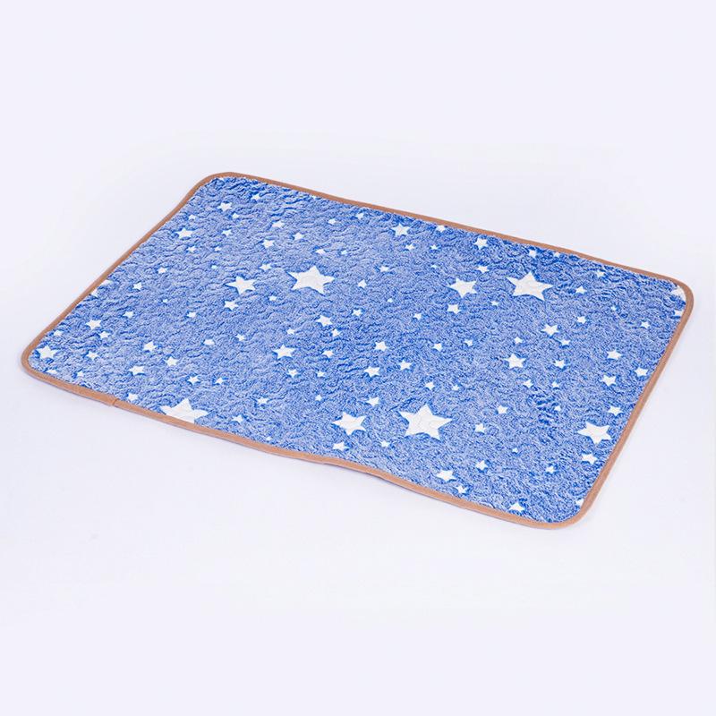 Winter Pet Urine Pad Breathable and Absorbent Dog Urine Pad Machine Washable Non-slip Urine Pad Training Urine Pad Luminous Mat