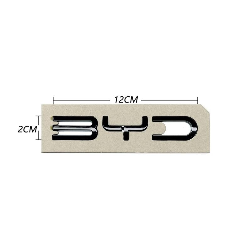 3D ABS For BYD Build Your Dreams Car Trunk Logo Badge Emblem Decals Sticker Dolphin Seal Han Tang EV Song Yuan Plus Atto 3 Qin