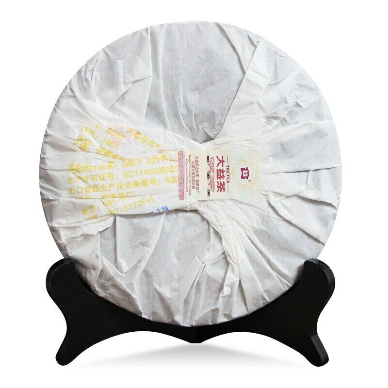 TAETEA Tea 2018 Ripe Tea Dayi 8592 Lot 1801 Pu Erh 357g